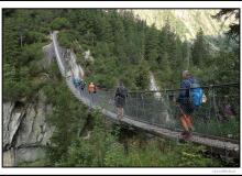 La passerelle de Handegg.